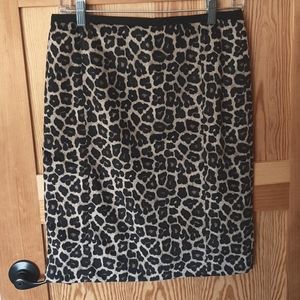 Liz Claiborne Animal Print Skirt